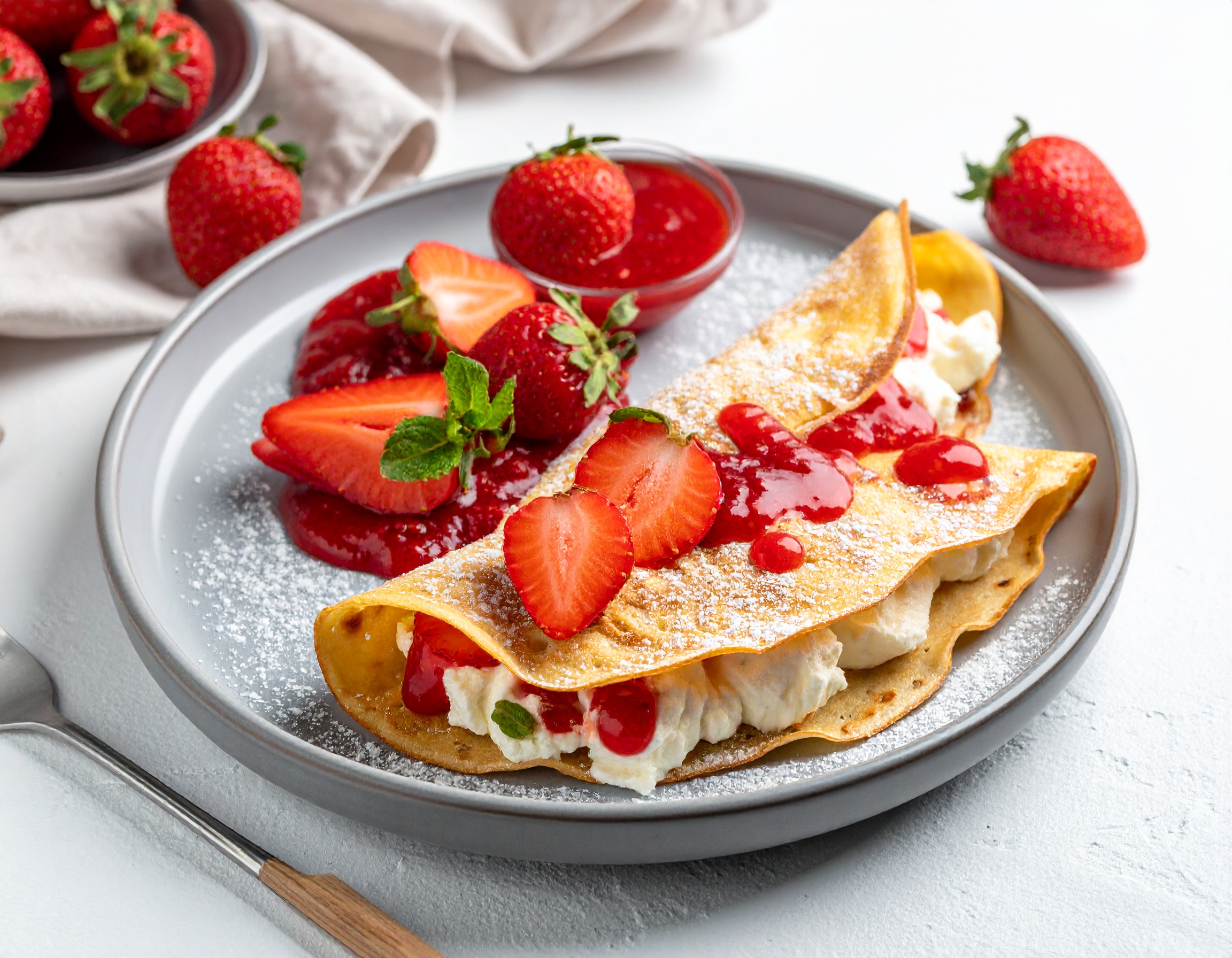 Strawberry Bliss Crêpe