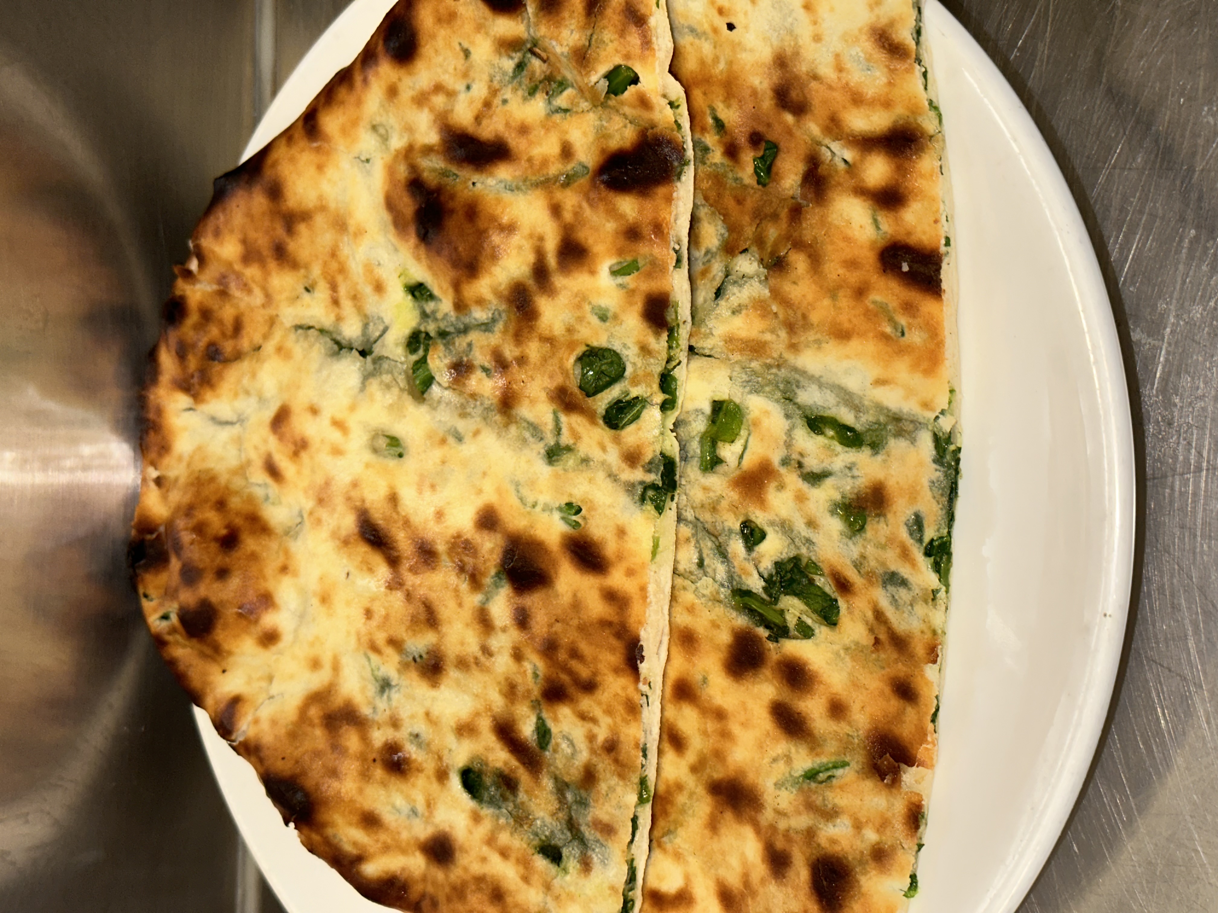 Spinach Kulcha