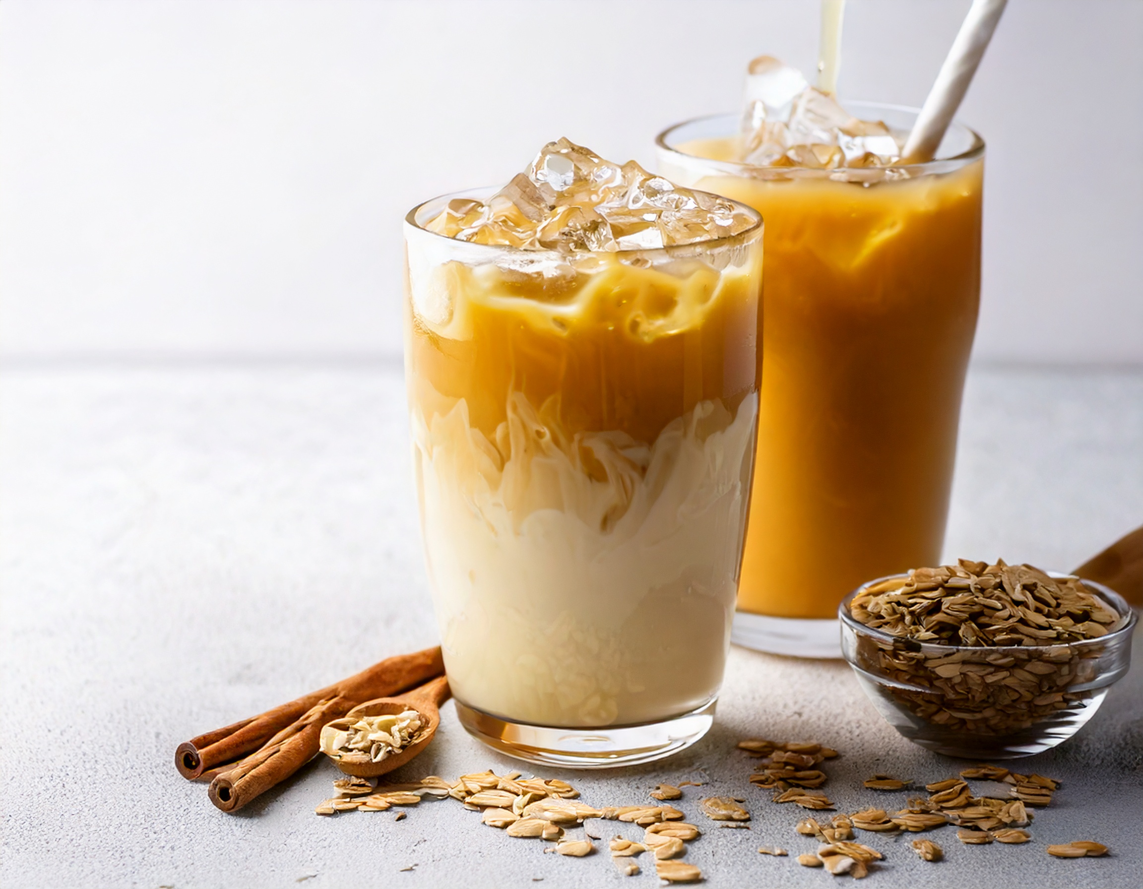 Iced Honey Oat Latte