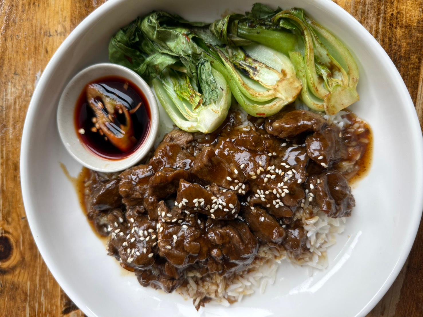 Braised Beef Over Rice