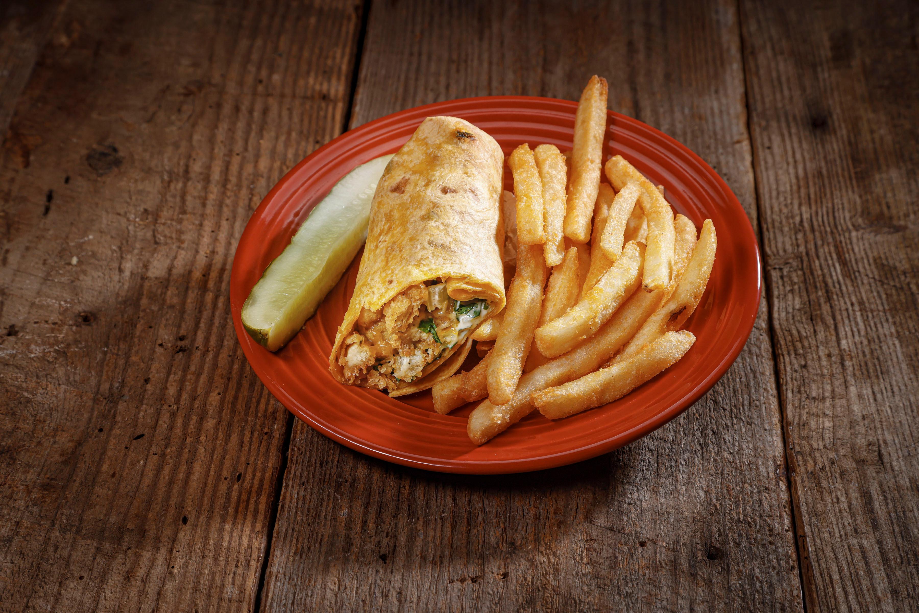 Half Chicken Finger Wrap