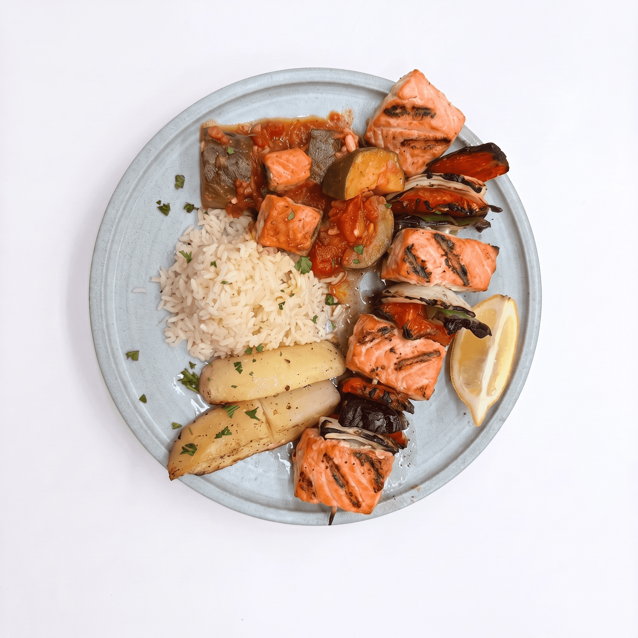 SALMON KEBAB