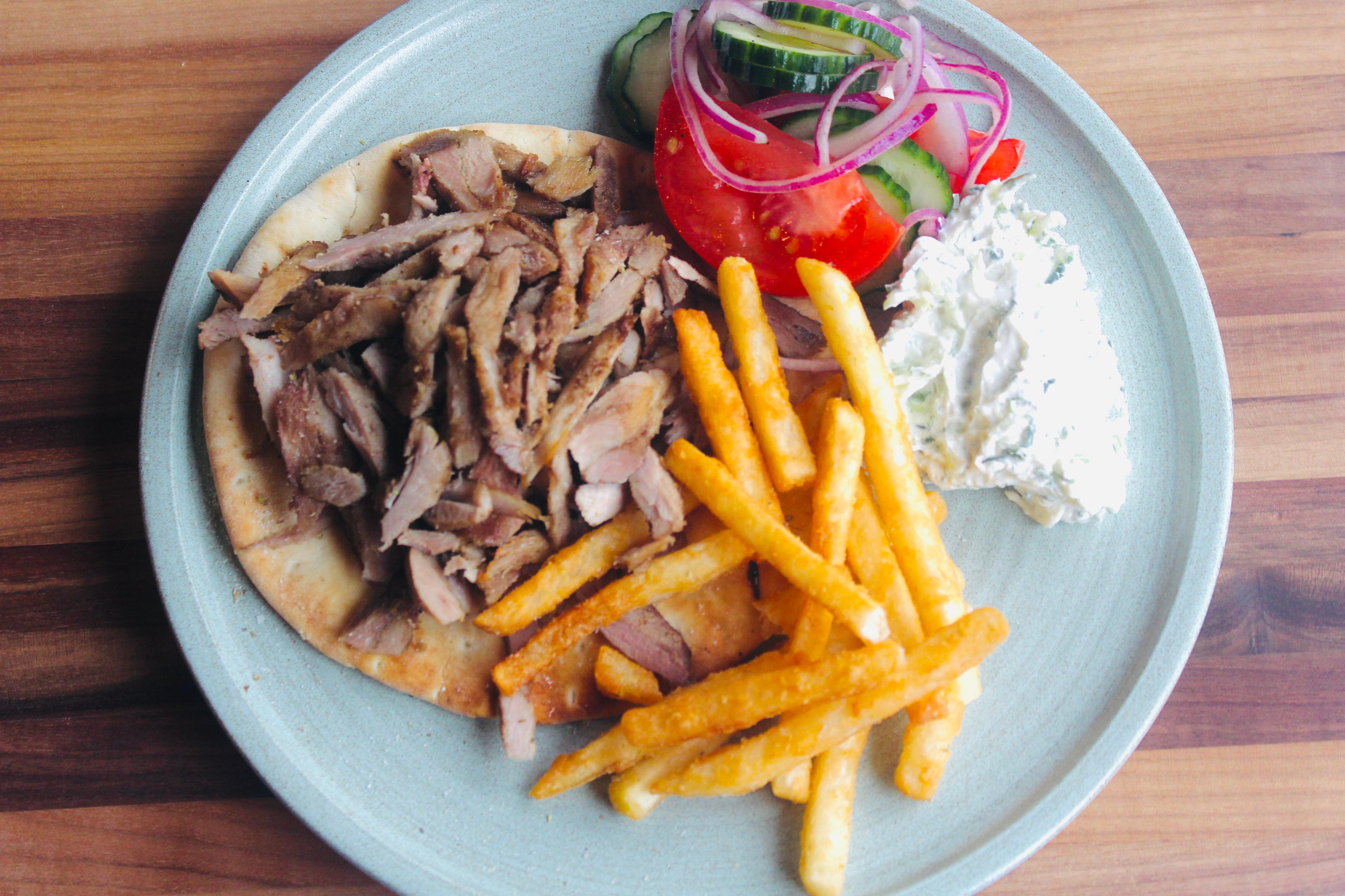 PORK GYRO PLATTER (FAMILY SIZE)