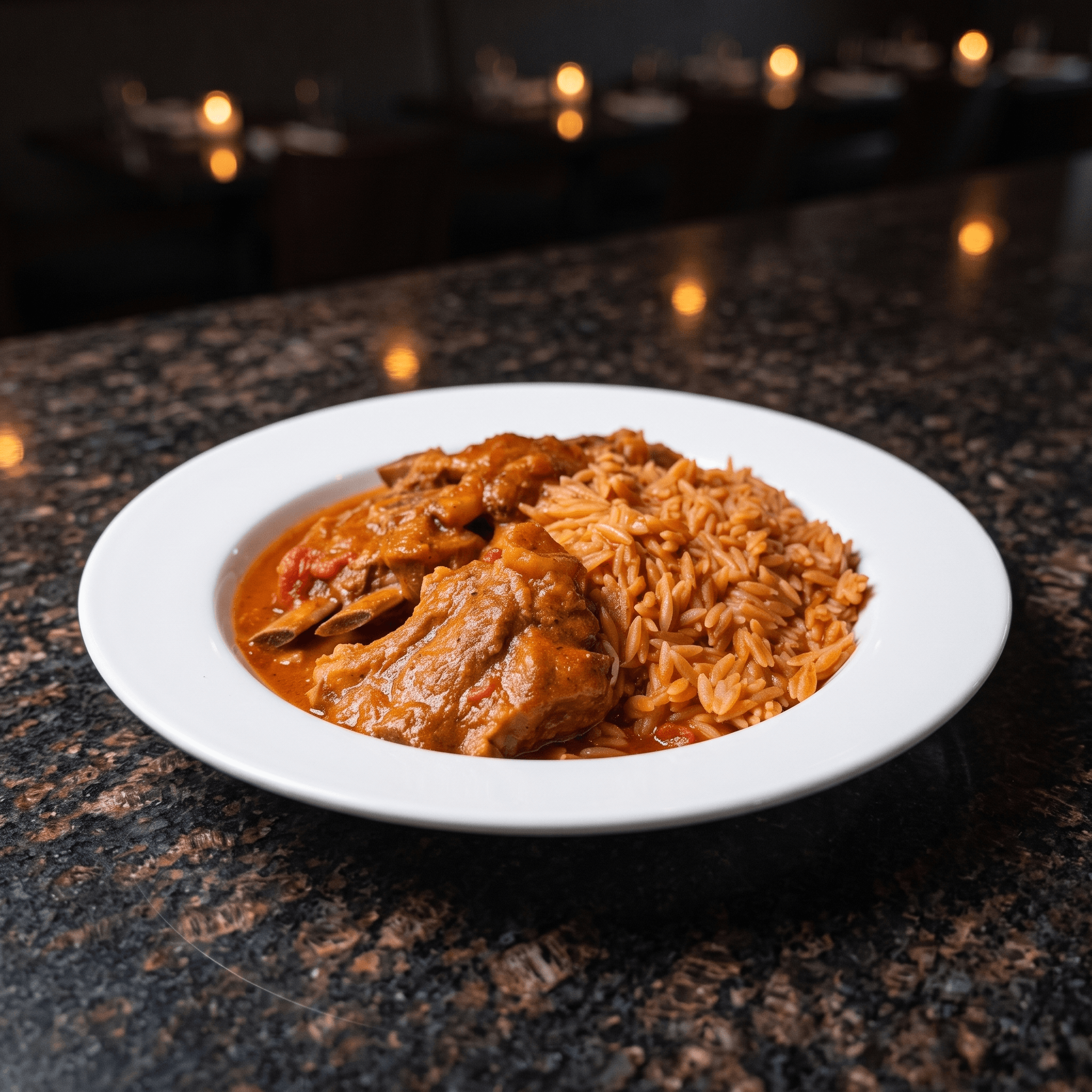 BAKED LAMB - ORZO