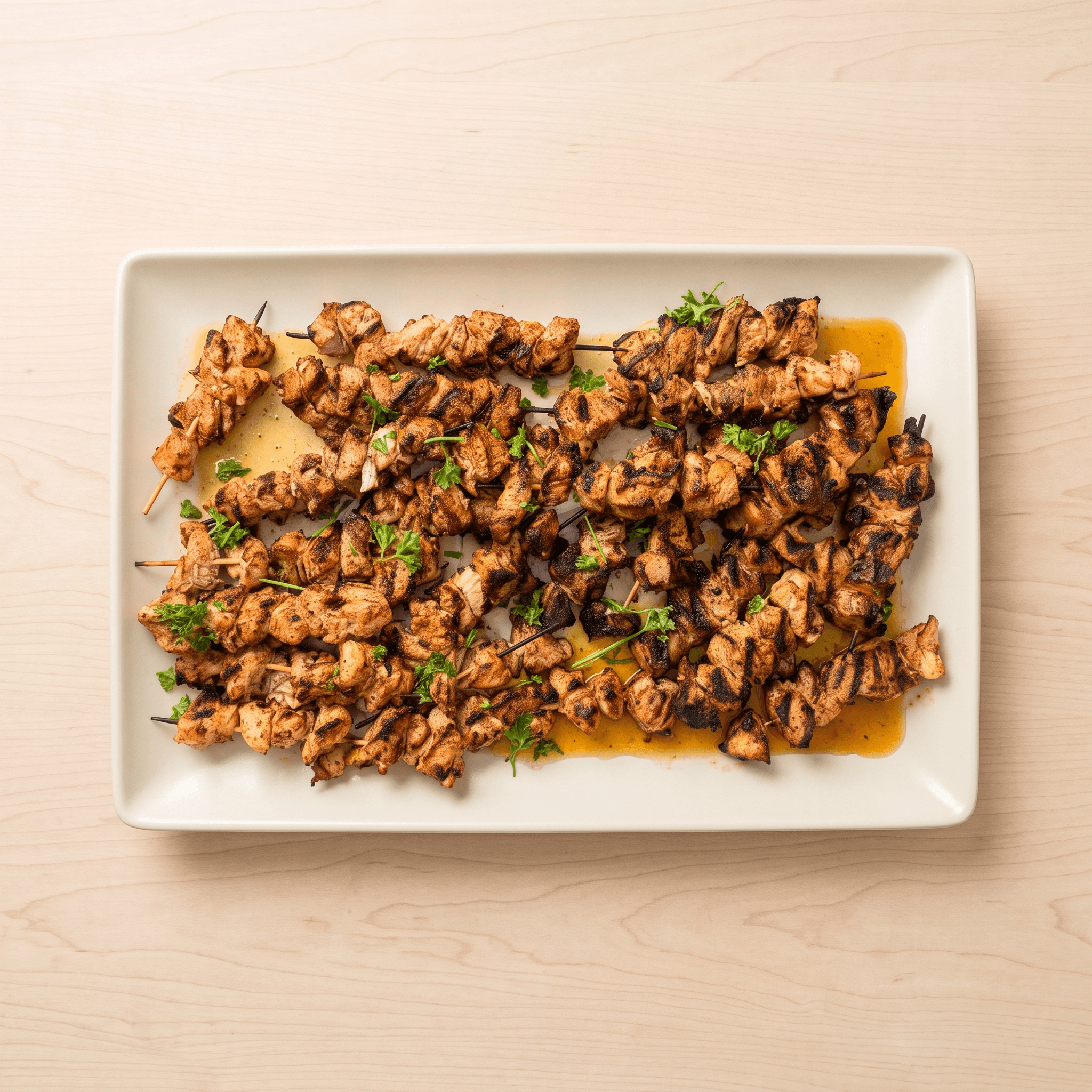CHICKEN SOUVLAKI (FAMILY SIZE)