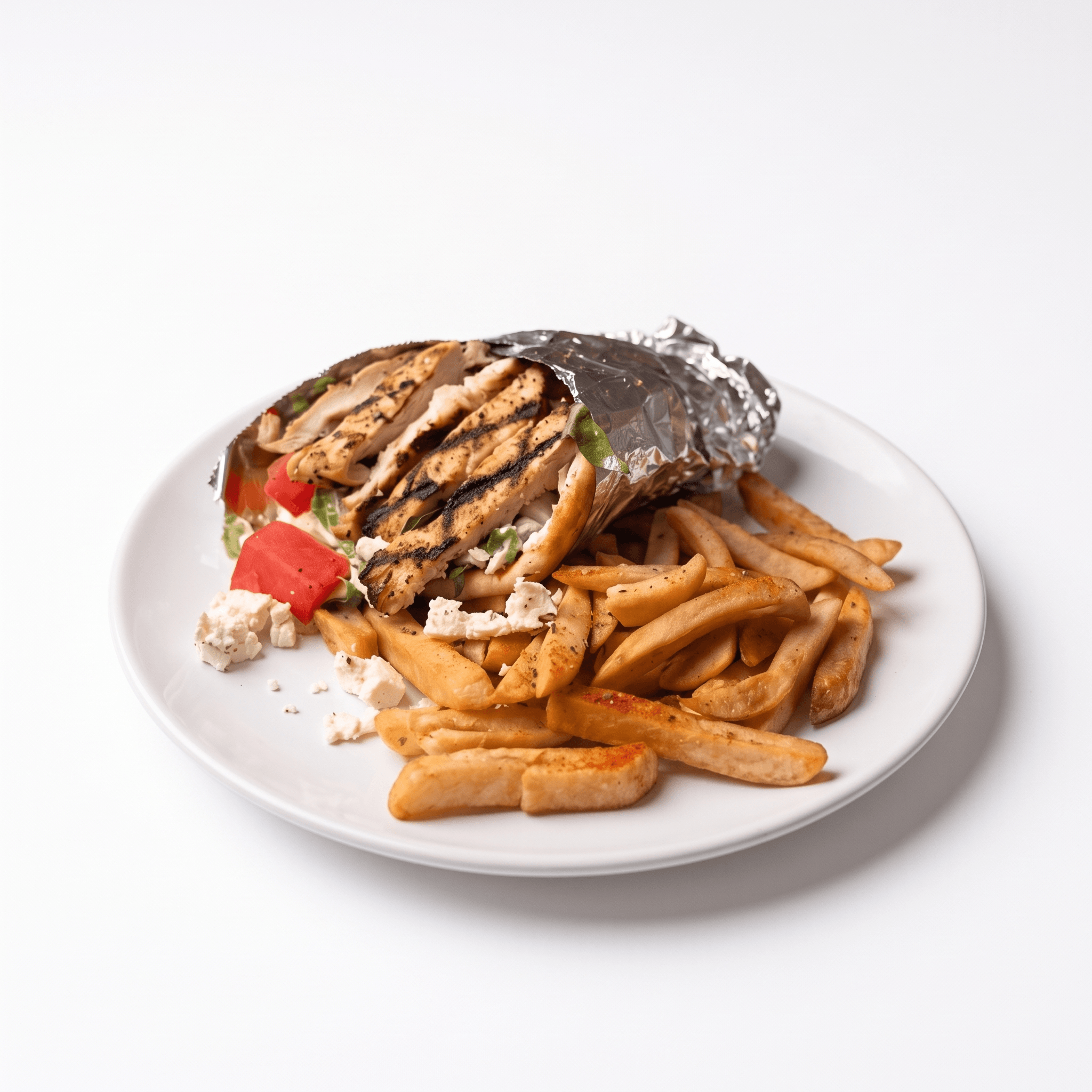 CHICKEN SOUVLAKI WRAP