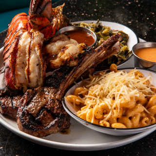 Lamb Chop & Lobster Tail Combo