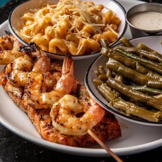 Grilled Salmon & Shrimp