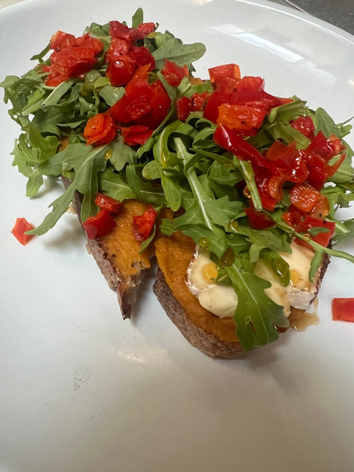 Pumpkin & Hot Honey Toast