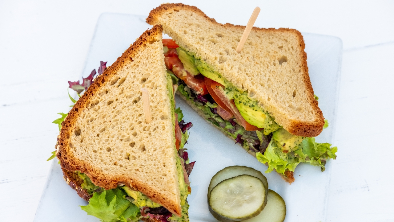 Vegetarian Chickpea Sandwich