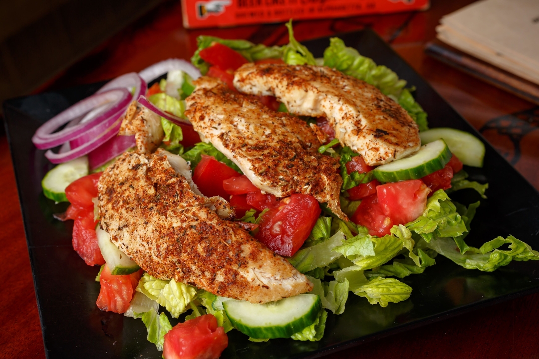 Blackened Grilled Chicken Salad