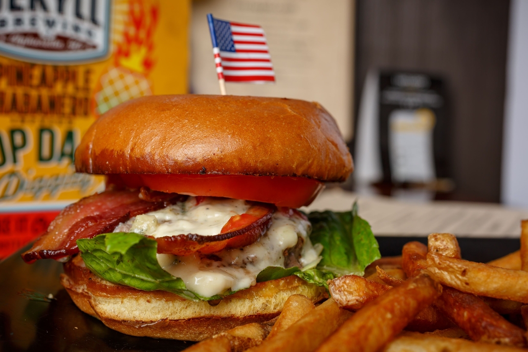 Ben's Big Blu Burger!