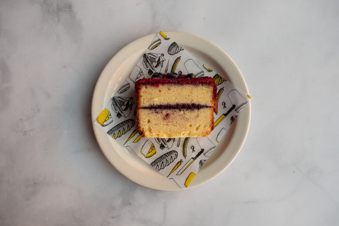 BLUEBERRY LEMON YOGURT CAKE