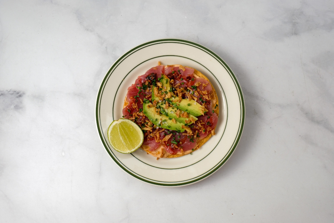 BAJA BLUEFIN TUNA TOSTADA