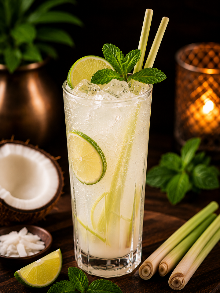 Coconut Lemongrass Fizz