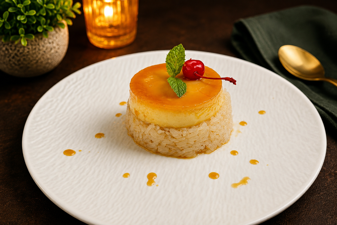 Custard Mango Sticky Rice