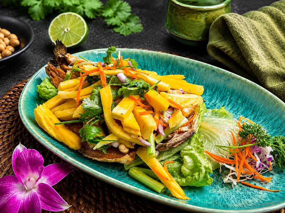 Mango Trout/Salmon Salad