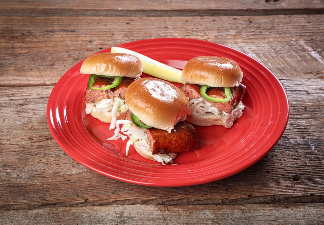 Smoked Sausage Slider Trio