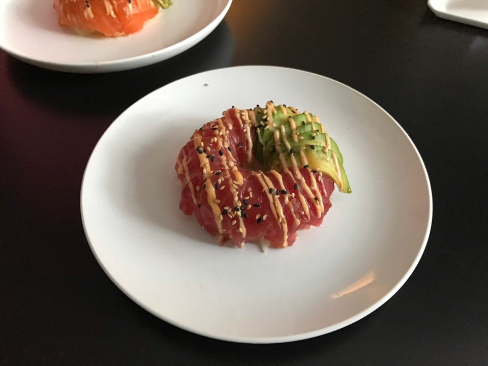 GLUTEN FREE Tuna Donut NO AVOCADO