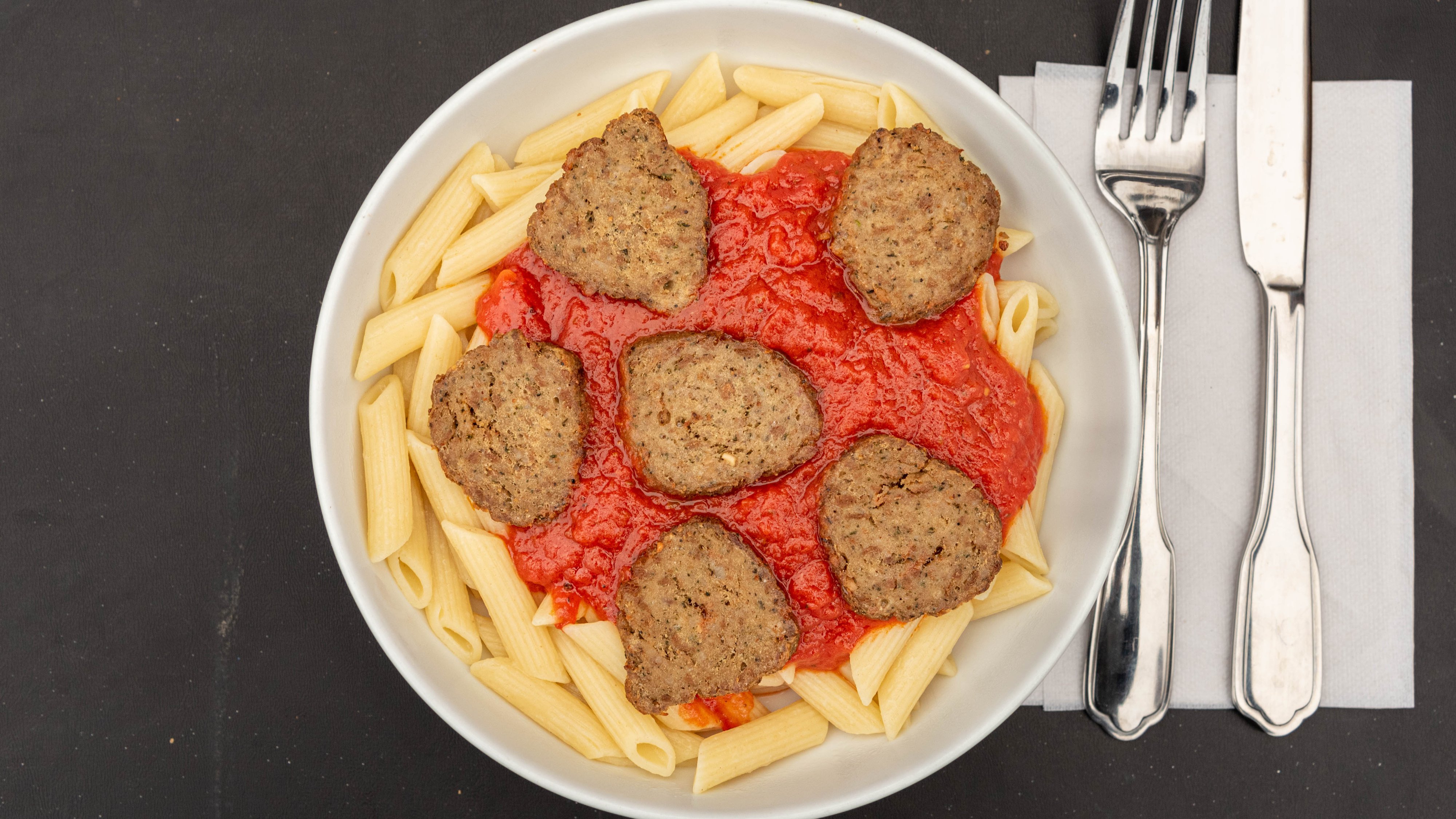 Penne with Meatballs